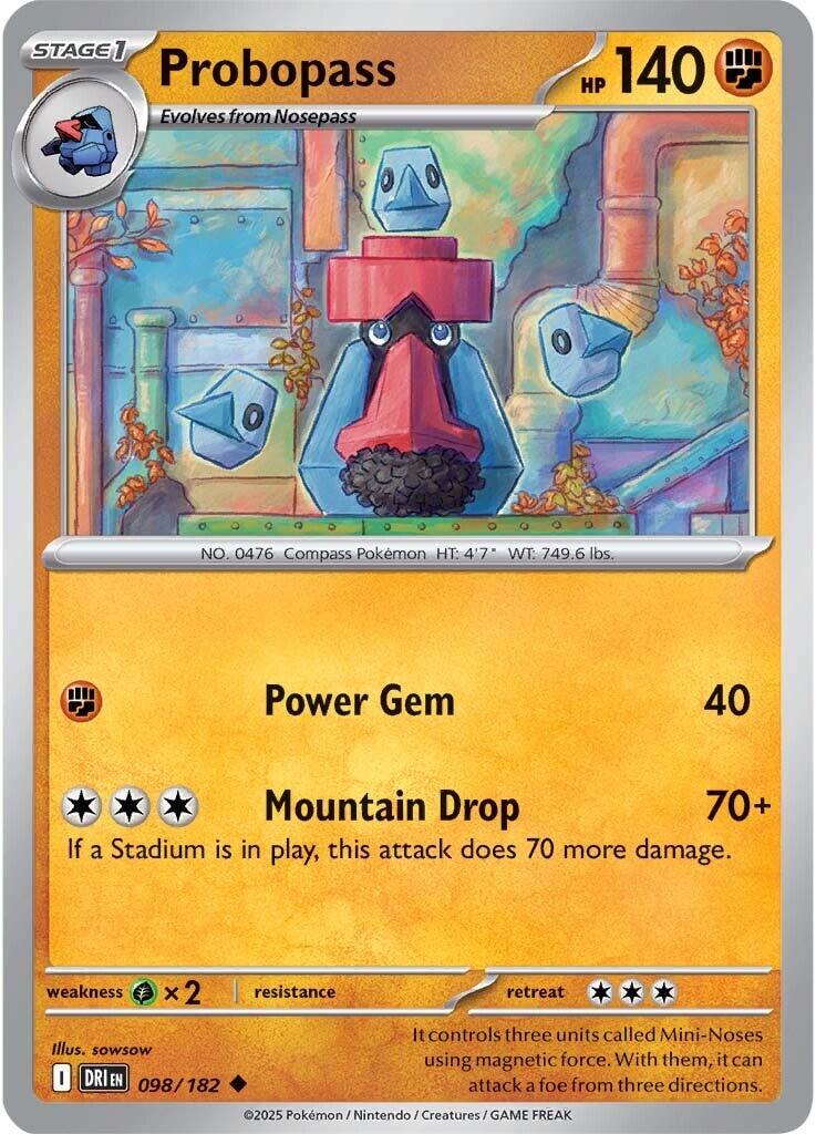 Destined Rivals Probopass Pokémon card